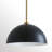 3 Pack  15 Inches Oversized Large Black Dome Pendant Light-337603278