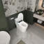 Automatic Electric Smart Bidet Seat with Remote Control, LED Display, Auto Flush, Open and Close