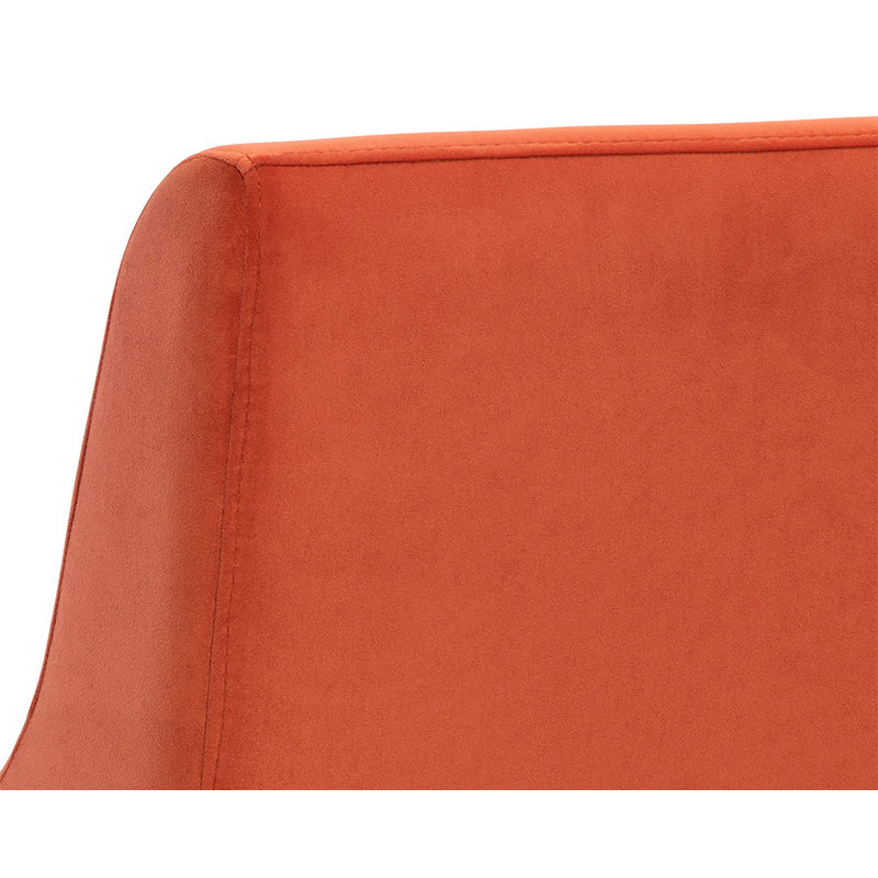 Holly Counter Stool - Abbington Burnt Orange, Light Grey, Counter Stool (26" Seat Height)