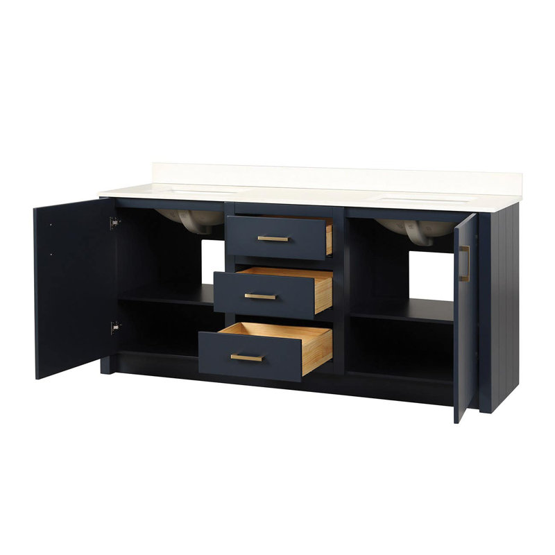 Meuble-lavabo double Cora