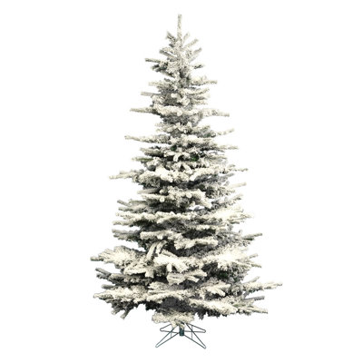 Flocked Sierra Fir Artificial Christmas Tree