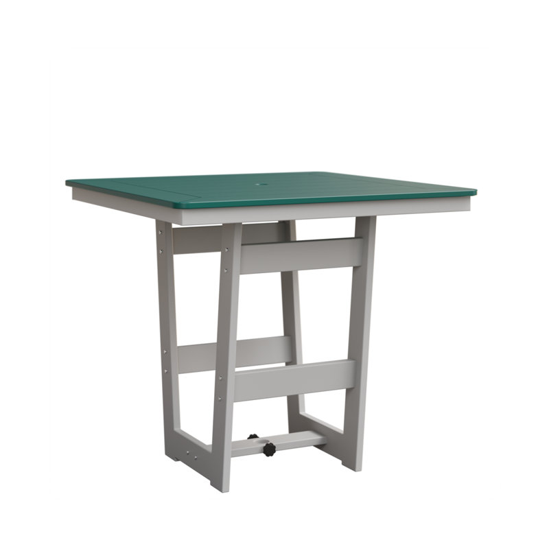 Table carrée à hauteur de comptoir 40 po Berlin, H 35,5 po x l 40 po x P 40 po, Sarcelle