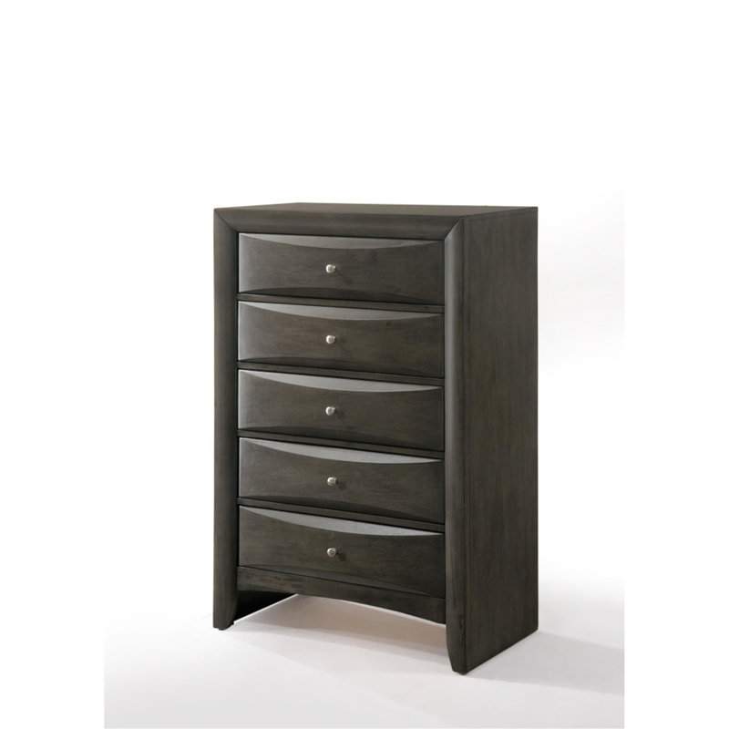 Commode en chêne gris Irlande, Gris