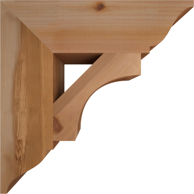 Support traditionnel Westlake, Cèdre rouge de l'Ouest, Lisse, H 22 po x l 5,5 po x P 22 po