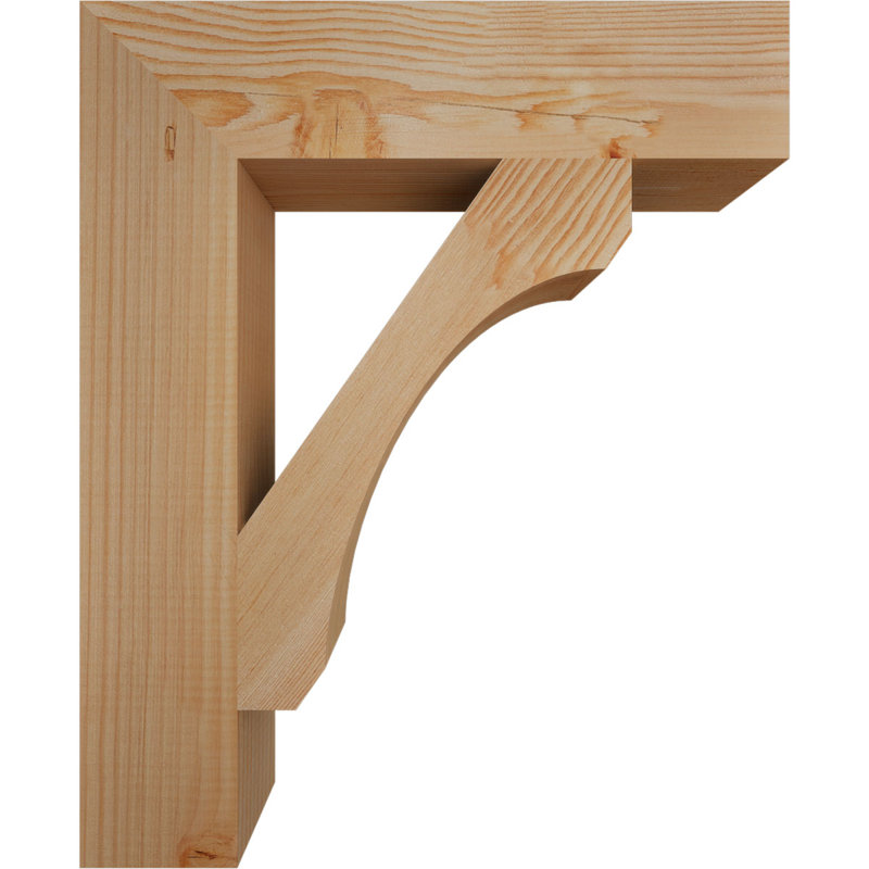 Support en bois rustique Legacy Block, Sapin de Douglas, Lisse, H 22 po x l 3,5 po x P 18 po