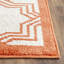 Tapis intérieur / extérieur ivoire / orange Thornbury-1979189115