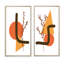 «Scandinavian Abstract Geometric Typographie», ensemble de 2 impressions-1175032801-1175032826