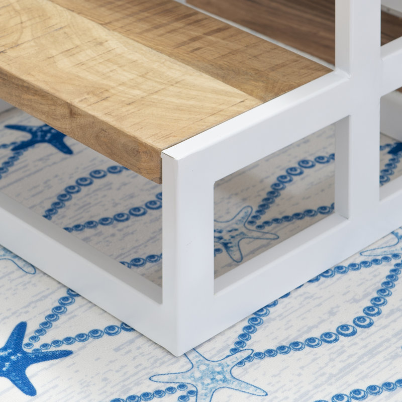 Majeski 2 - Step Wood Step Stool, White