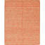 Hand-Knotted High-Quality Orange Area Rug