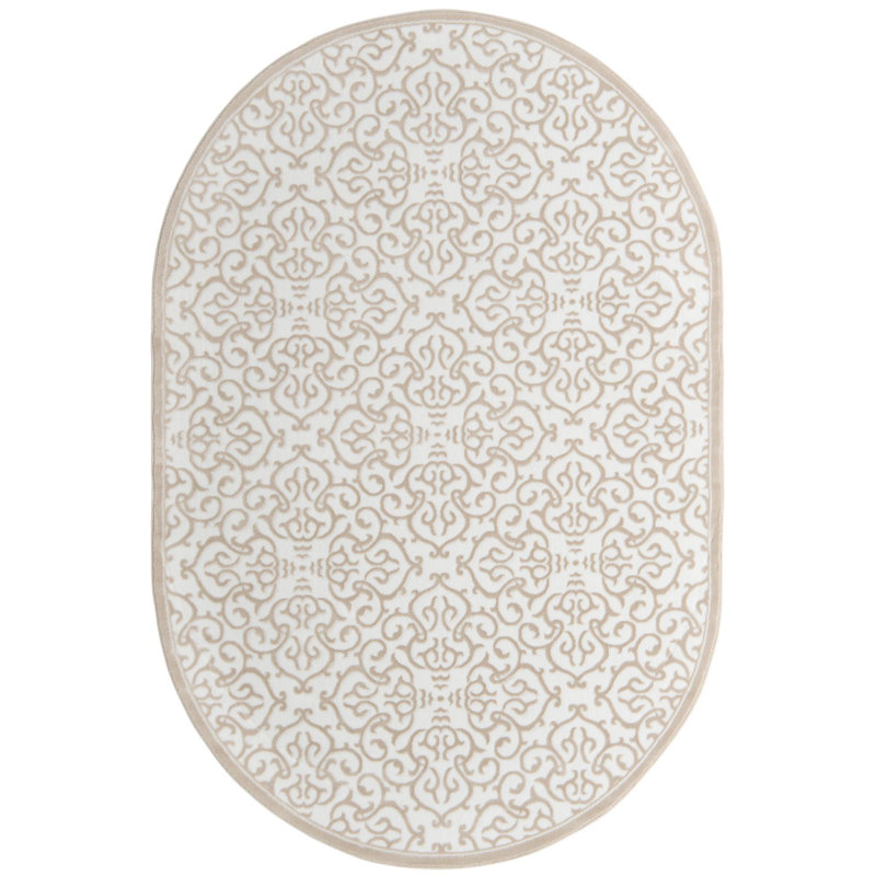 Whitting Oriental Indoor Rug, Oval 6' x 9'