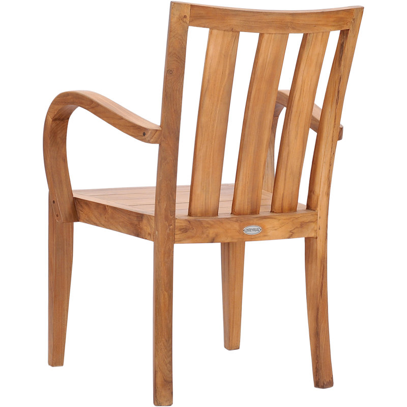 Chanelle Outdoor Teak Dining Armchair