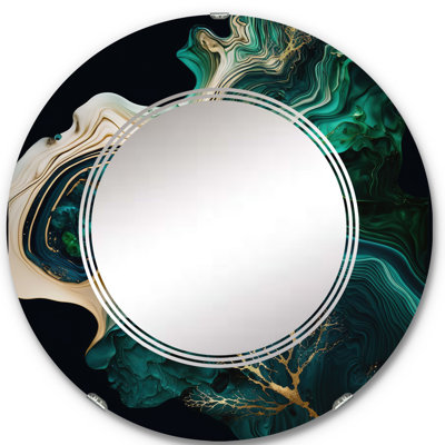 Pantalone Abstract Geode Marble I - Abstract Marble Wall Mirror