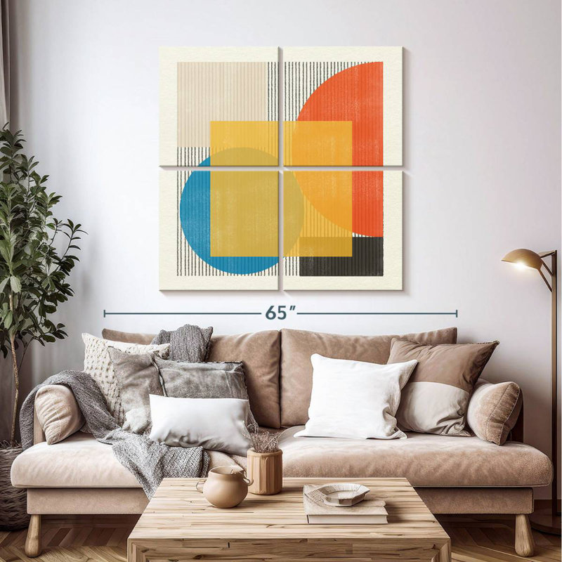 Avery, objet moderne Mid-Century n ° 2, H 45 po x l 45 po
