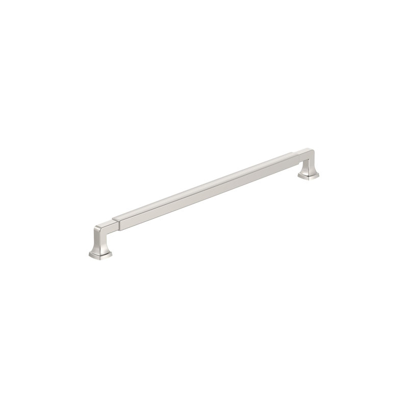 Polished Nickel 12-5/8" Cabinet Bar Pull with Mounting Hardware