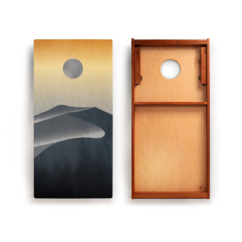2x4 Mojave National Park Mahogany Pathfinder Cornhole Boards, 48" H x 24" W x 3" D