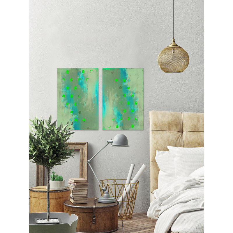 « islander iii », ensemble de 2 reproductions de peintures à l’acrylique sur toile, H 30 po x l 20 po x L 1,5 po