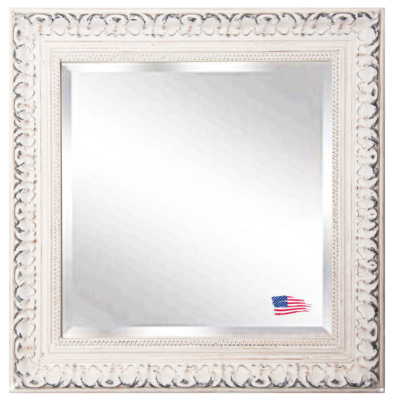 Seeman Solid Wood Flat Wall Mirror