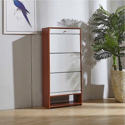 Myrtus Bathroom Storage Cabinet White Freestanding Organizer Cabinet for Bathroom, 3 Drawers Latitude Run