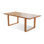 Burlywood Rectangular Solid Dining Table For Dining Room/Kitchen