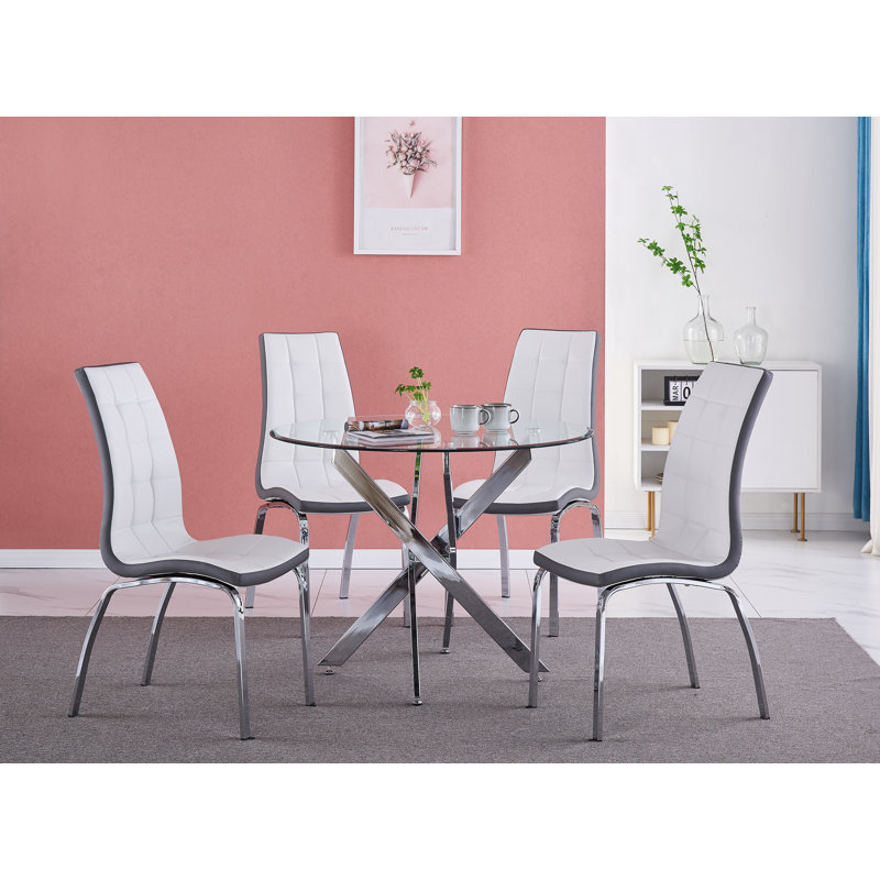 4 - Person Dining Set, White