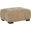 Chameau contemporain - couleur avec capitonnage vertical, mousse superposée et pieds blocs noirs pour un support stable en tissu de style cascade, un coussin décoratif invitant-129943160