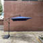 Parasol de terrasse rectangulaire 2X3m à énergie solaire à DEL avec parasol imperméable à 6 côtes avec manivelle et base en croix pour terrasse de jardin-1111476030