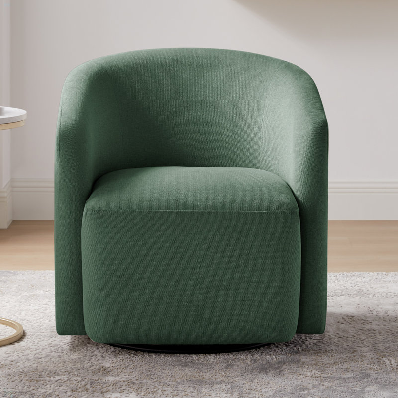 Fauteuil demi-tonneau Modern, Vert