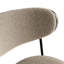 De 2 chaises de salle à manger - avec frêne, pieds en métal, brun, ergonomique, jusqu'à 250 lb, moderne (2) dossier en placage, revêtement brun, charge