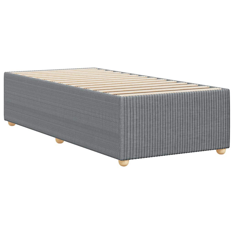 Structure de lit Latitude Run® sans tissu pour matelas, Gris clair, Lit double