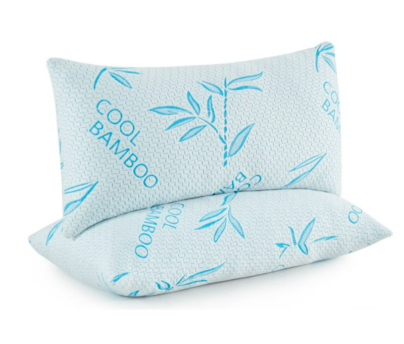Ensemble de 2 coussins de soutien en mousse à mémoire de forme hypoallergénique et ajustable Kahlo, Très grand