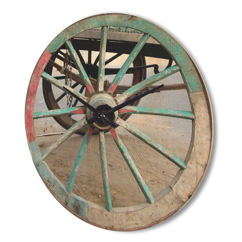 Horloge murale peinte, Grand
