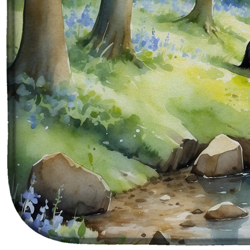 Tapis de séchage Woodland Spring Badgers
