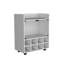 Chariot-bar avec support intégré pour 8 bouteilles, armoire à double porte vitrée et surface supérieure bordée d'aluminium