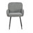 Upholstered Chenille Dining Chairs With Metal Legs (Set of 2)-884257782