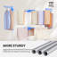 Bole Adjustable Rolling Clothing Rack-1264512799