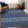 Premium Machine Washable Prisco Navy Rug