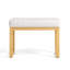 Banc à langer en bois avec assise rembourrée-843352986