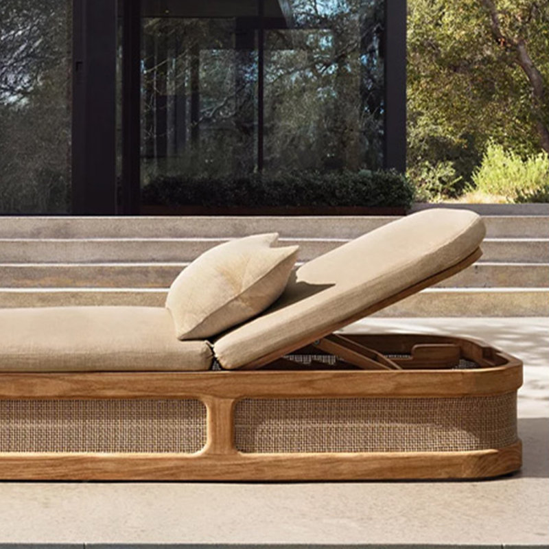 Chaise longue d'extérieur pour l'extérieur