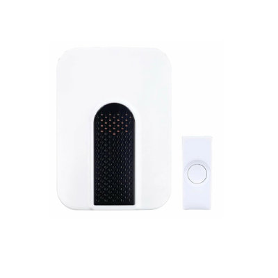 Black/White Wireless Doorbell Kit