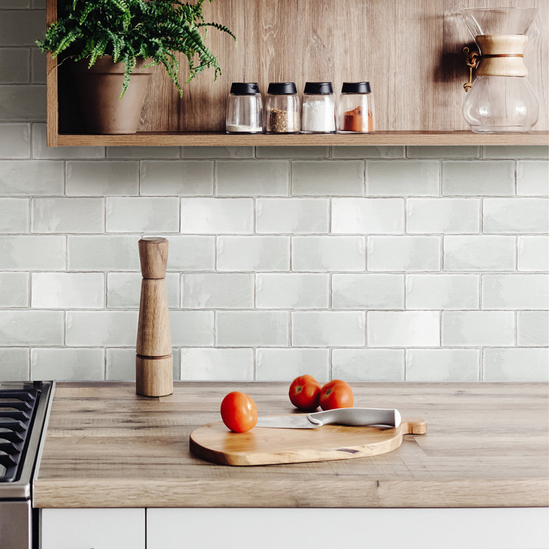 Antic Special 3" x 6" Ceramic Vintage Subway Tile, Special Milk