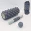 Ensemble de rouleaux en mousse 3-en-1, bâtons de massage, balles de massage, bandes de résistance pour massage des muscles profonds, déclenchement des points de déclenchement, pilates, yoga (gris)-123553399