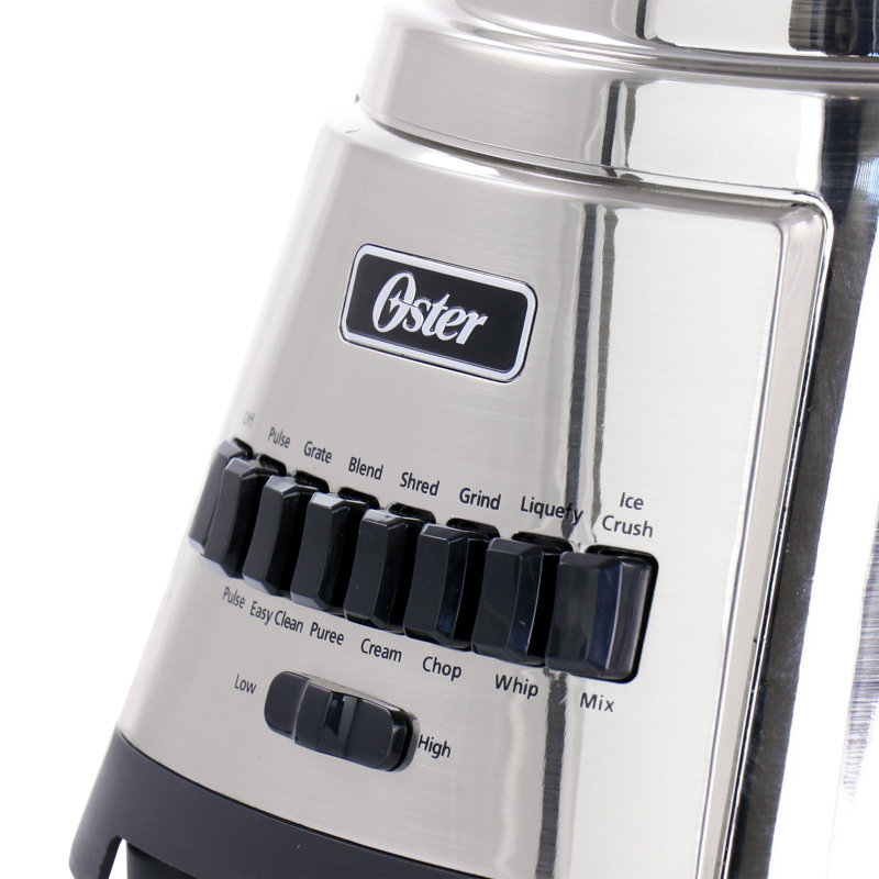 Mélangeur Oster Fresh Easy Series Exact Blend 300 en argent avec pot en verre de 6 tasses