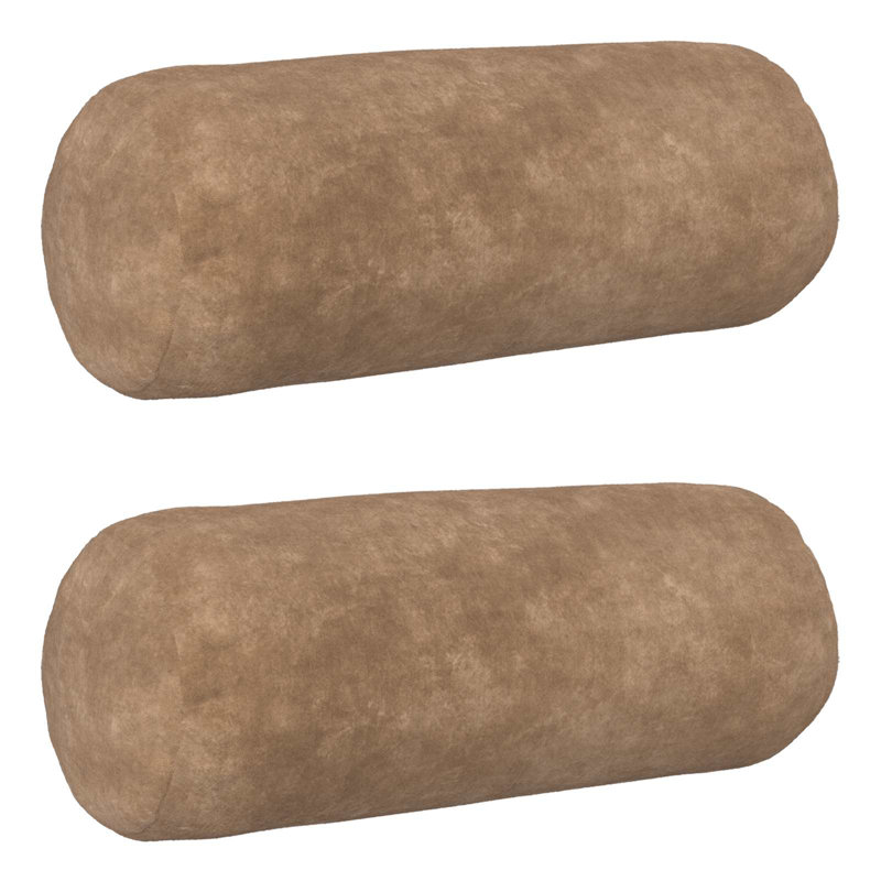 Cushion, Cylinder 40cmH x 15cmW, Taupe