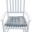 Chaise berçante en bois franc robuste et élégante pour le plein air