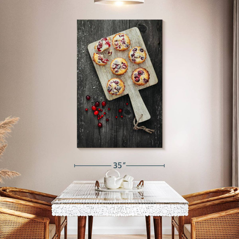 Yarlin Cranberry Muffin Dessert, 51" H x 34" W