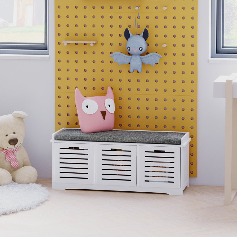Banc de rangement avec tiroirs Demaria