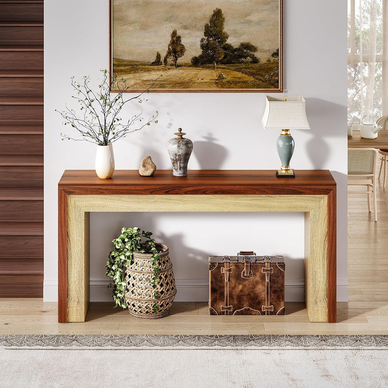 Console, canapé-lit étroit