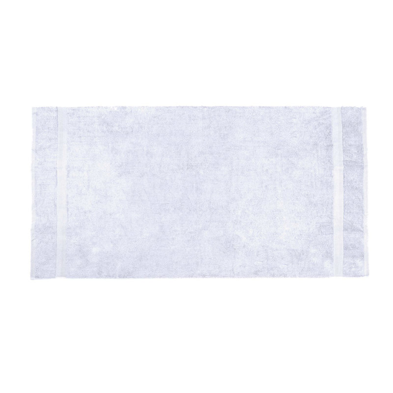 Annuziata 100% Cotton Midweight Beach Towel, White