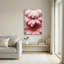 Art mural sur toile, pétales de fleurs roses avec gouttelettes d'eau-132728999