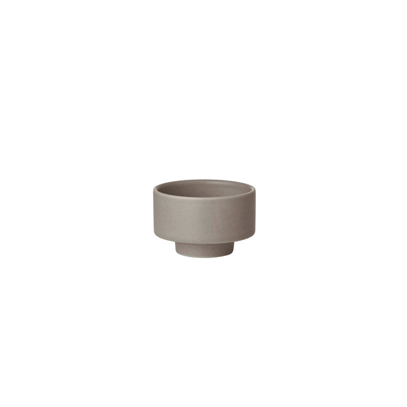 MAKOTO Japanese Style Stoneware Bowl - XS, Elephant Skin (grey)